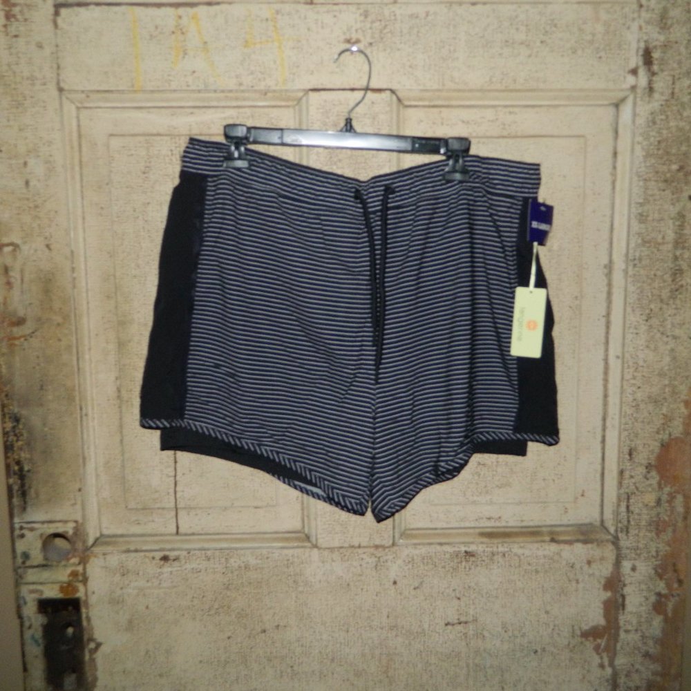 Tangerine 2 in 1 Stripe Shorts Size XXL